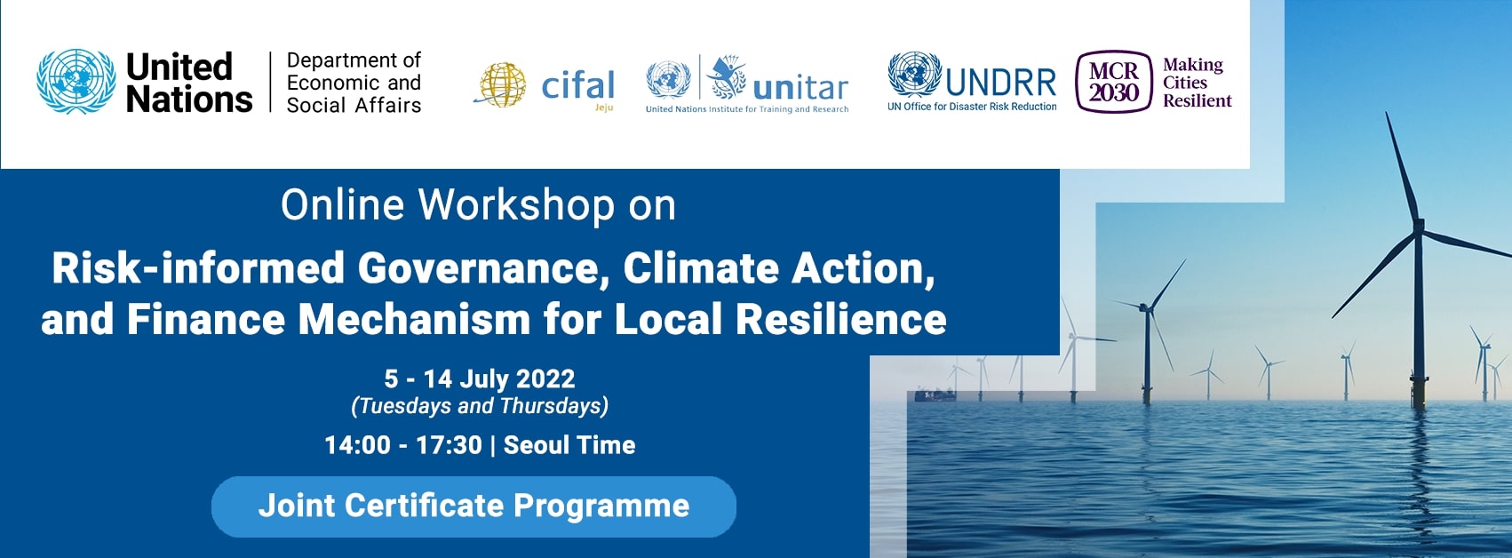 Online Workshop on Risk-informed Governance, Climate Action, and Finance Mechanisms for Local Resilience