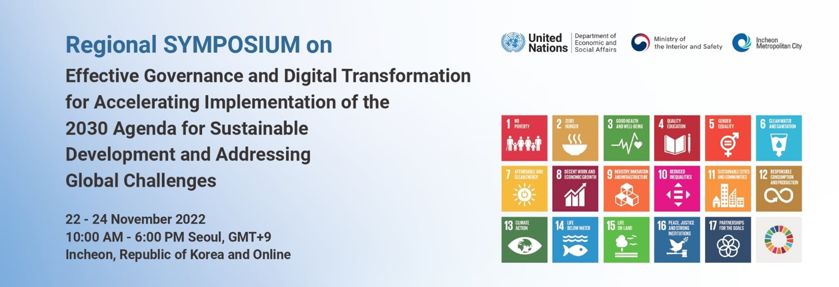 Regional Symposium on  Effective Governance and Digital Transformation for Accelerating Implementation of the 2030 Agenda for Sustainable Development and Addressing Global Challenges