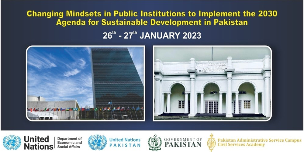 Capacity Development Training Workshop on Changing Mindsets in Public Institutions to Realize The 2030 Agenda in Pakistan