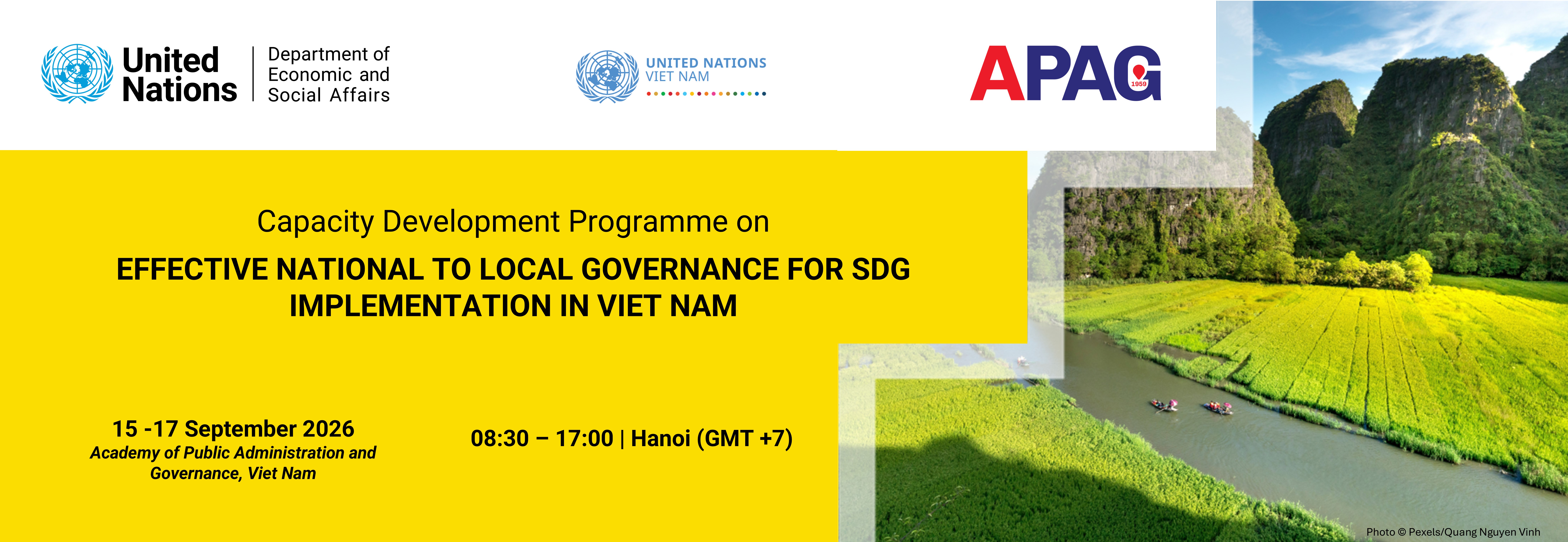 Capacity Development Programme on Effective National to Local Governance for SDG Implementation in V